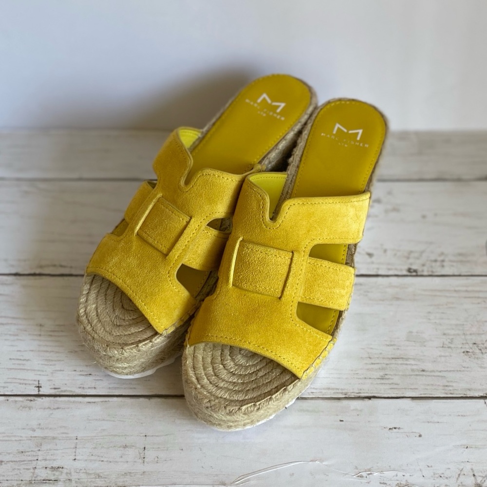 [NWOB] Marc Fisher ROBBYN ESPADRILLE SLIDE size6.5